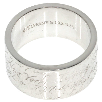 TIFFANY&Co. Notes Wide Ring Silver Ladies [Used]
