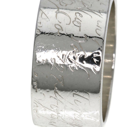 TIFFANY&Co. Notes Wide Ring Silver Ladies [Used]