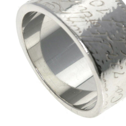 TIFFANY&Co. Notes Wide Ring Silver Ladies [Used]