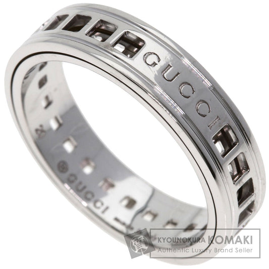 GUCCI Scroll #20 Ring K18 White Gold Ladies [Used]