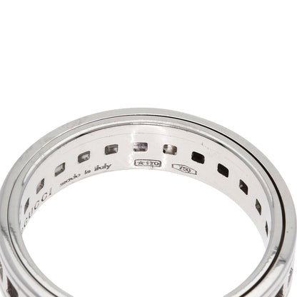GUCCI Scroll #20 Ring K18 White Gold Ladies [Used]