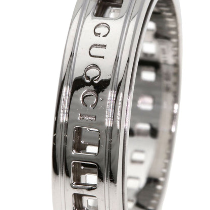 GUCCI Scroll #20 Ring K18 White Gold Ladies [Used]