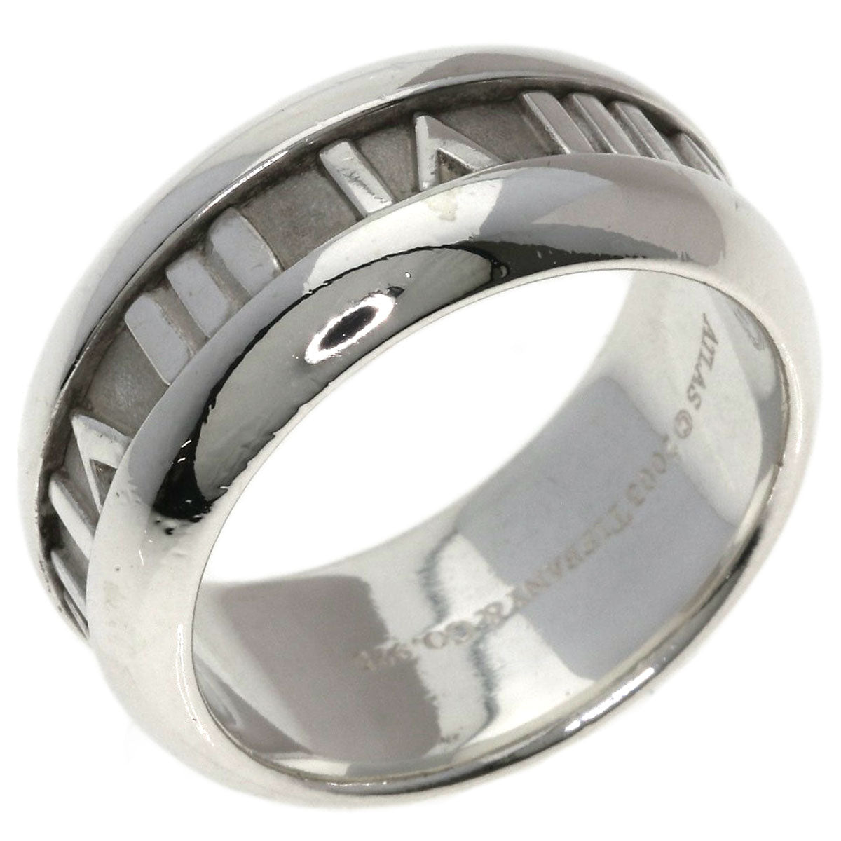 TIFFANY&Co. Atlas Ring Silver Ladies [Used]