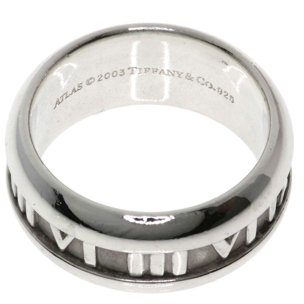 TIFFANY&Co. Atlas Ring Silver Ladies [Used]