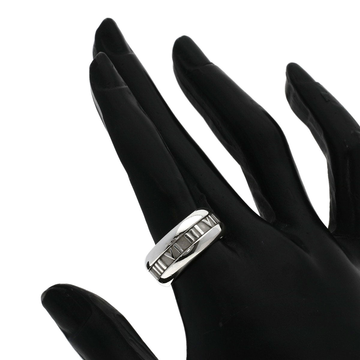 TIFFANY&Co. Atlas Ring Silver Ladies [Used]