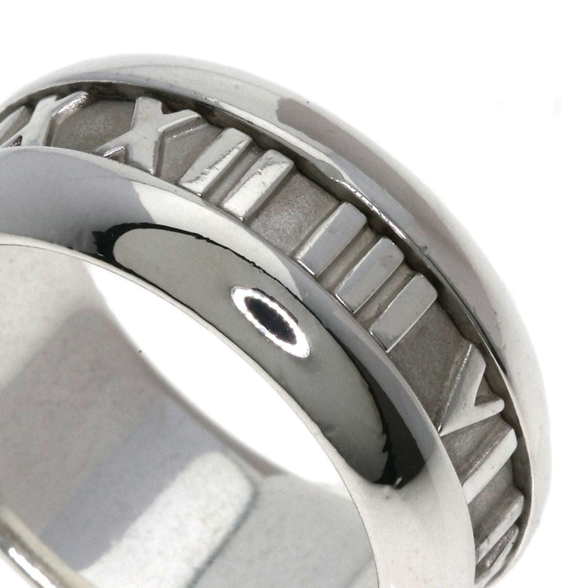 TIFFANY&Co. Atlas Ring Silver Ladies [Used]