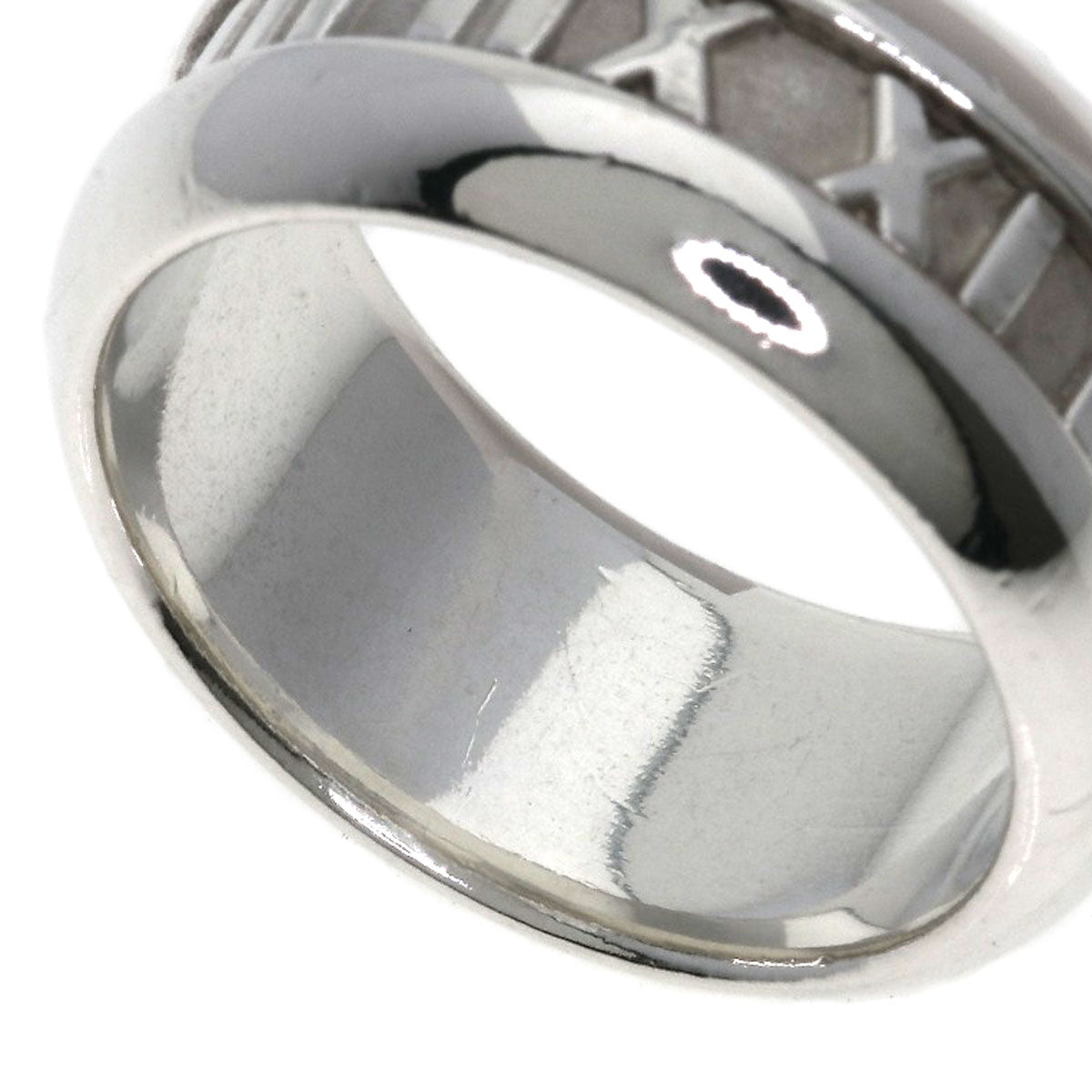 TIFFANY&Co. Atlas Ring Silver Ladies [Used]