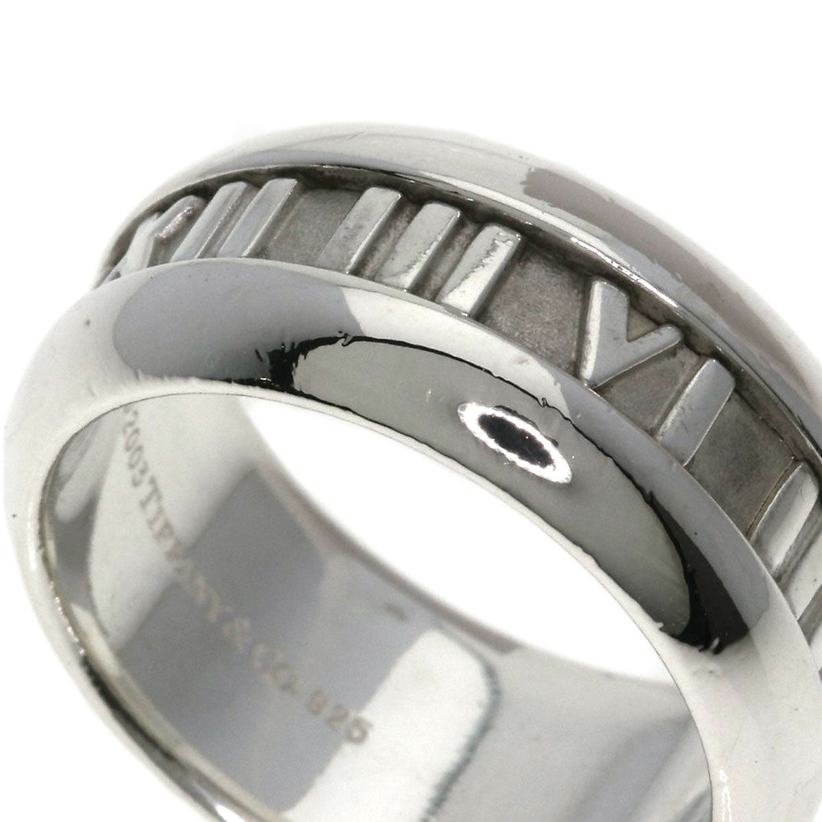 TIFFANY&Co. Atlas Ring Silver Ladies [Used]