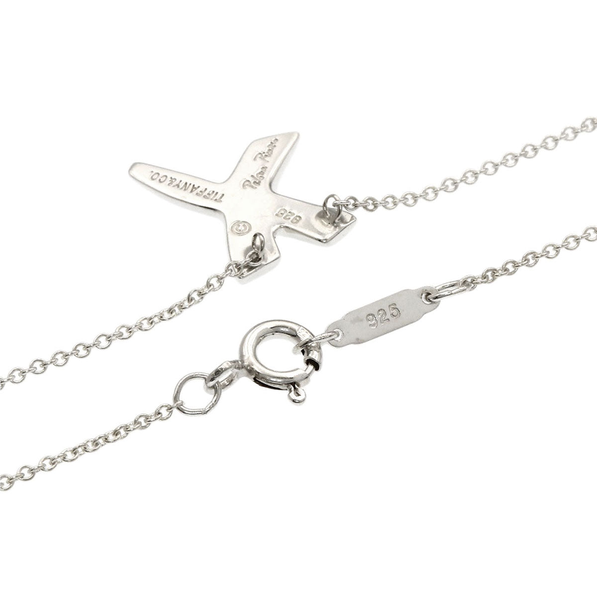 TIFFANY&Co. kiss Necklace Silver Ladies [Used]
