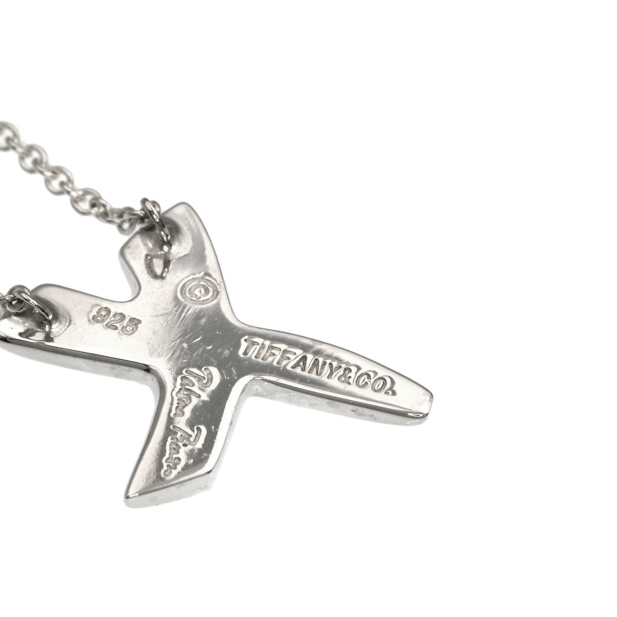 TIFFANY&Co. kiss Necklace Silver Ladies [Used]