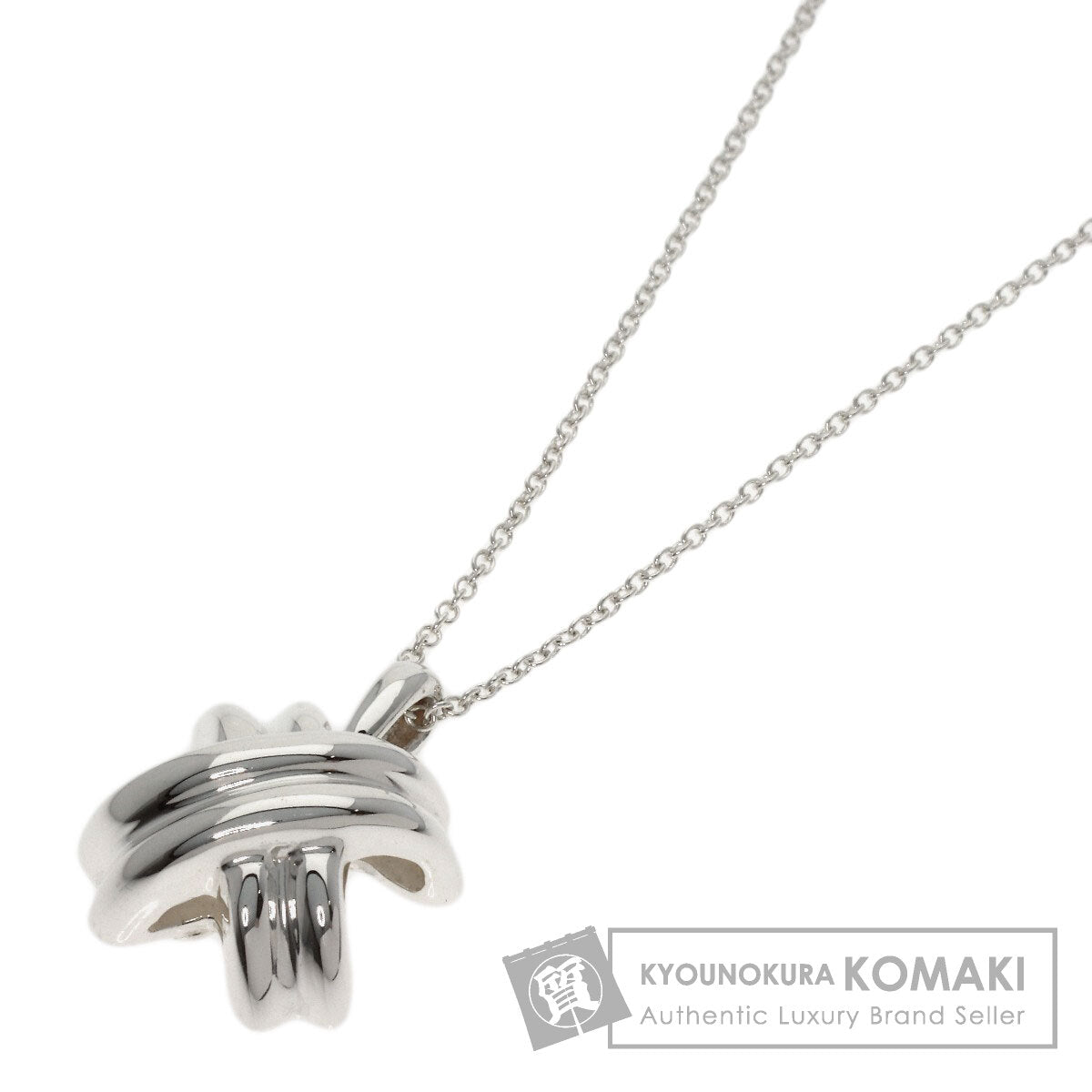 TIFFANY&Co. Signature Necklace Silver Ladies [Used]