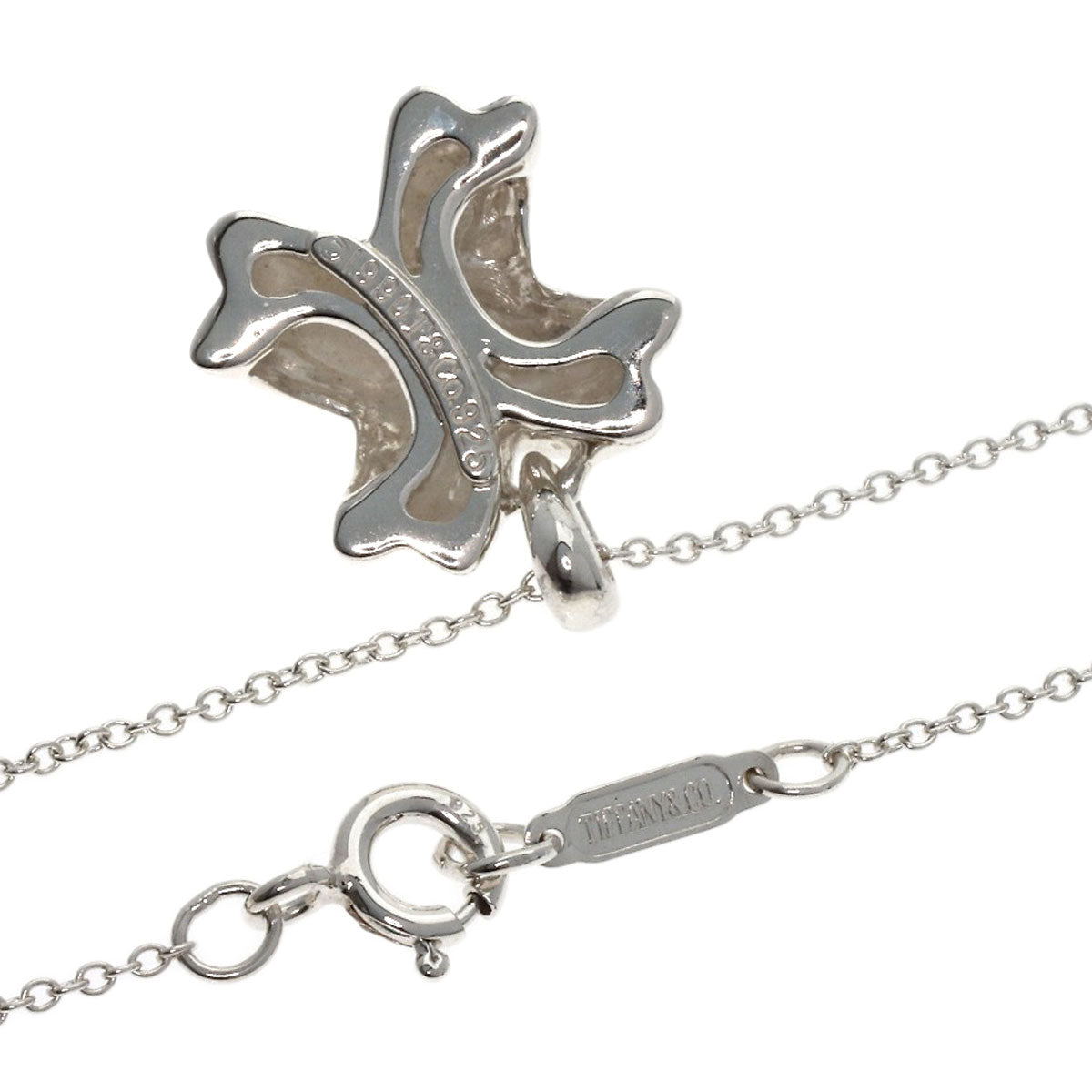 TIFFANY&Co. Signature Necklace Silver Ladies [Used]