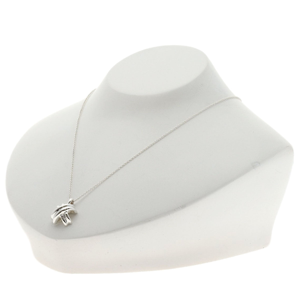 TIFFANY&Co. Signature Necklace Silver Ladies [Used]