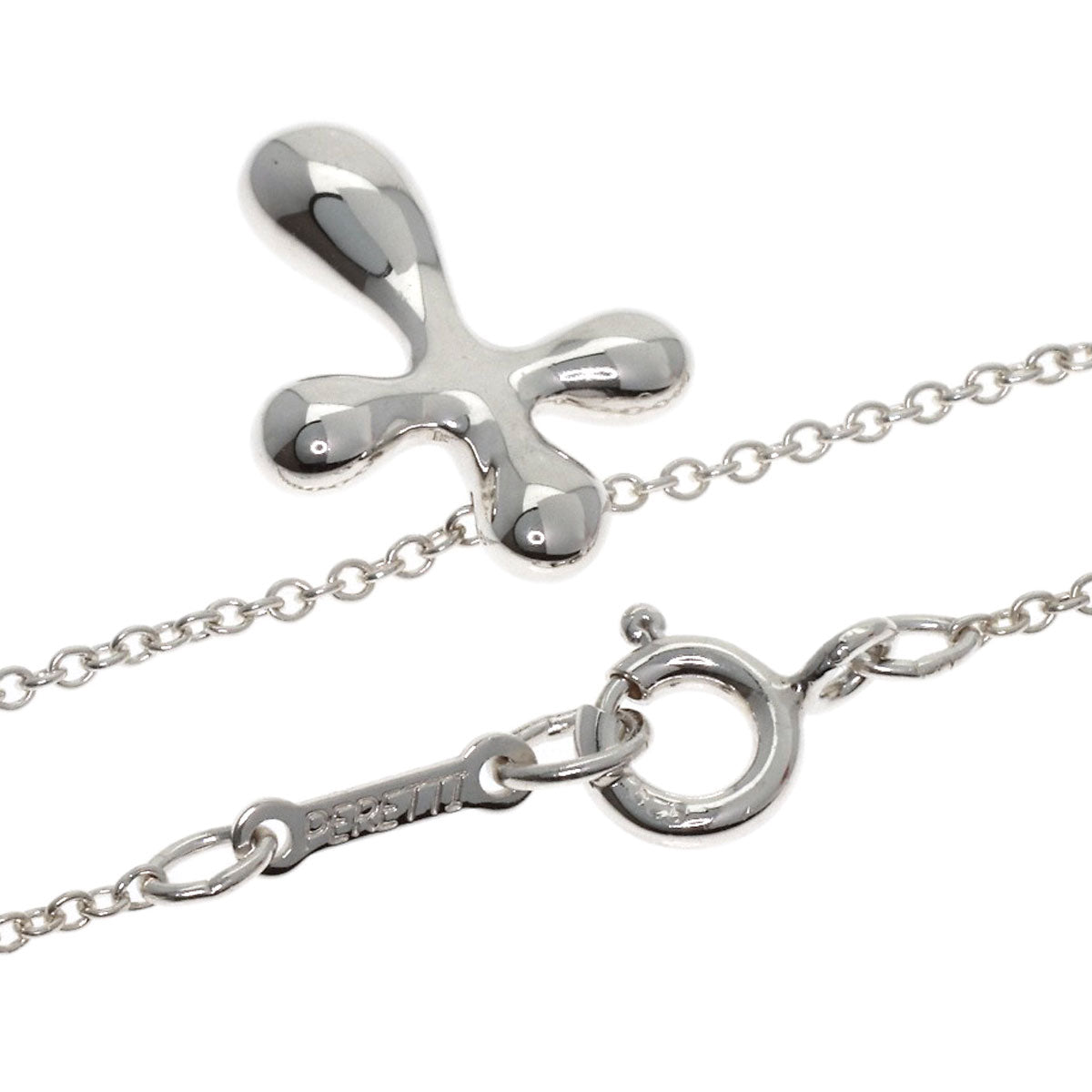 TIFFANY&Co. Small cross Necklace Silver Ladies [Used]
