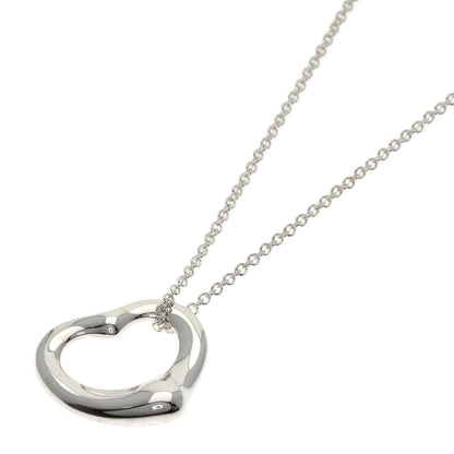 TIFFANY&Co. Open heart Necklace Silver Ladies [Used]