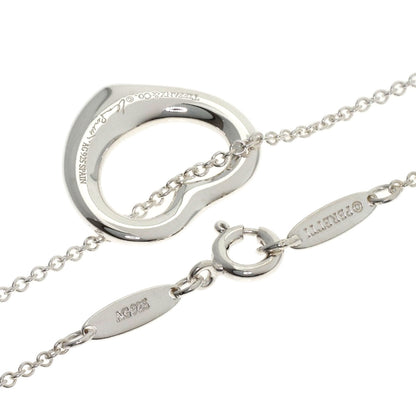 TIFFANY&Co. Open heart Necklace Silver Ladies [Used]