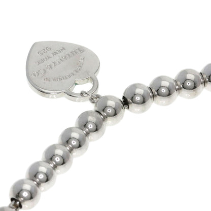 TIFFANY&Co. Return to Mini Heart Enamel Beads Bracelet Silver Ladies [Used]