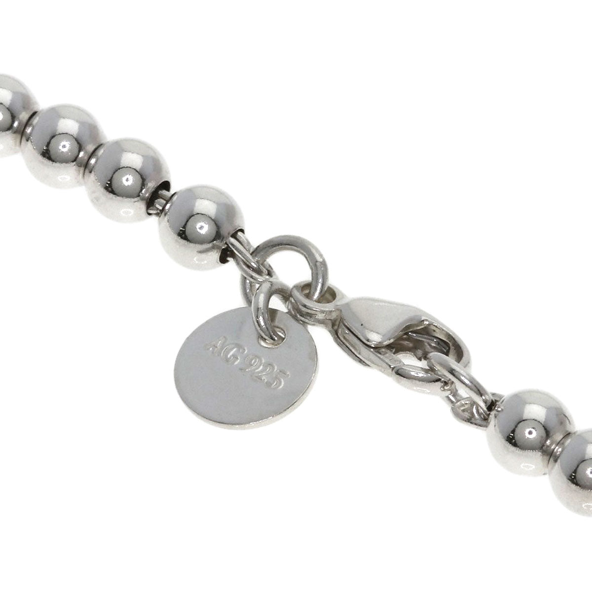 TIFFANY&Co. Return to Mini Heart Enamel Beads Bracelet Silver Ladies [Used]