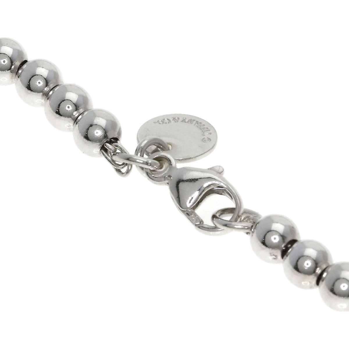 TIFFANY&Co. Return to Mini Heart Enamel Beads Bracelet Silver Ladies [Used]