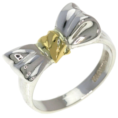 TIFFANY&Co. ribbon Ring Silver 18K Yellow GoldLadies [Used]