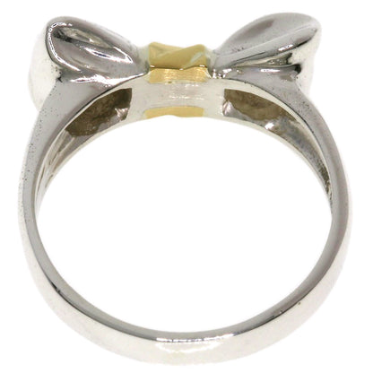 TIFFANY&Co. ribbon Ring Silver 18K Yellow GoldLadies [Used]