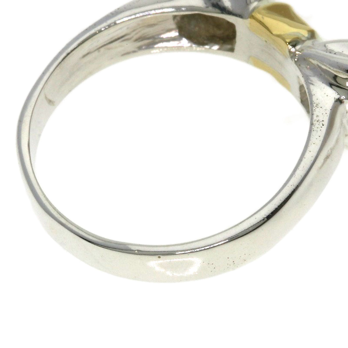TIFFANY&Co. ribbon Ring Silver 18K Yellow GoldLadies [Used]
