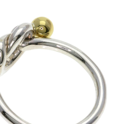 TIFFANY&Co. Love knot Ring Silver 18K Yellow GoldLadies [Used]