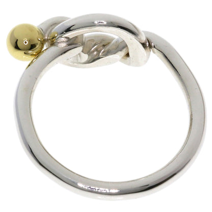 TIFFANY&Co. Love knot Ring Silver 18K Yellow GoldLadies [Used]