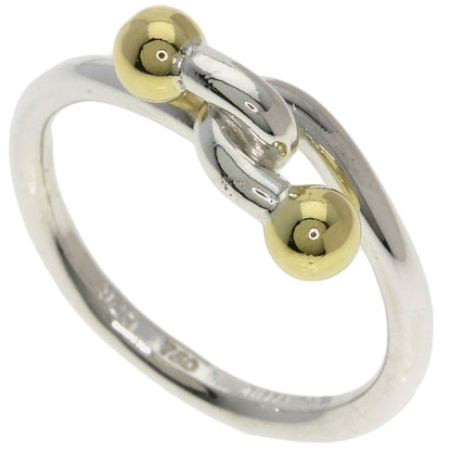 TIFFANY&Co. Double hook Ring Silver 18K Yellow GoldLadies [Used]