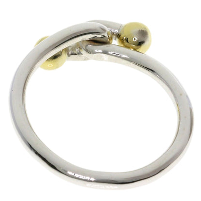 TIFFANY&Co. Double hook Ring Silver 18K Yellow GoldLadies [Used]