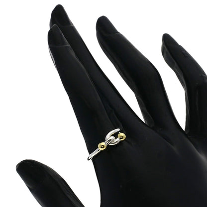 TIFFANY&Co. Double hook Ring Silver 18K Yellow GoldLadies [Used]