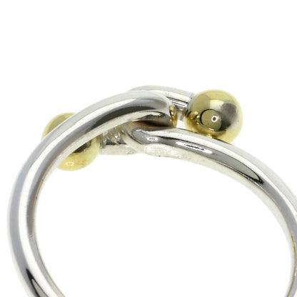 TIFFANY&Co. Double hook Ring Silver 18K Yellow GoldLadies [Used]