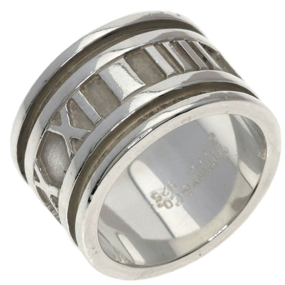 TIFFANY&Co. Atlas wide Ring Silver Ladies [Used]