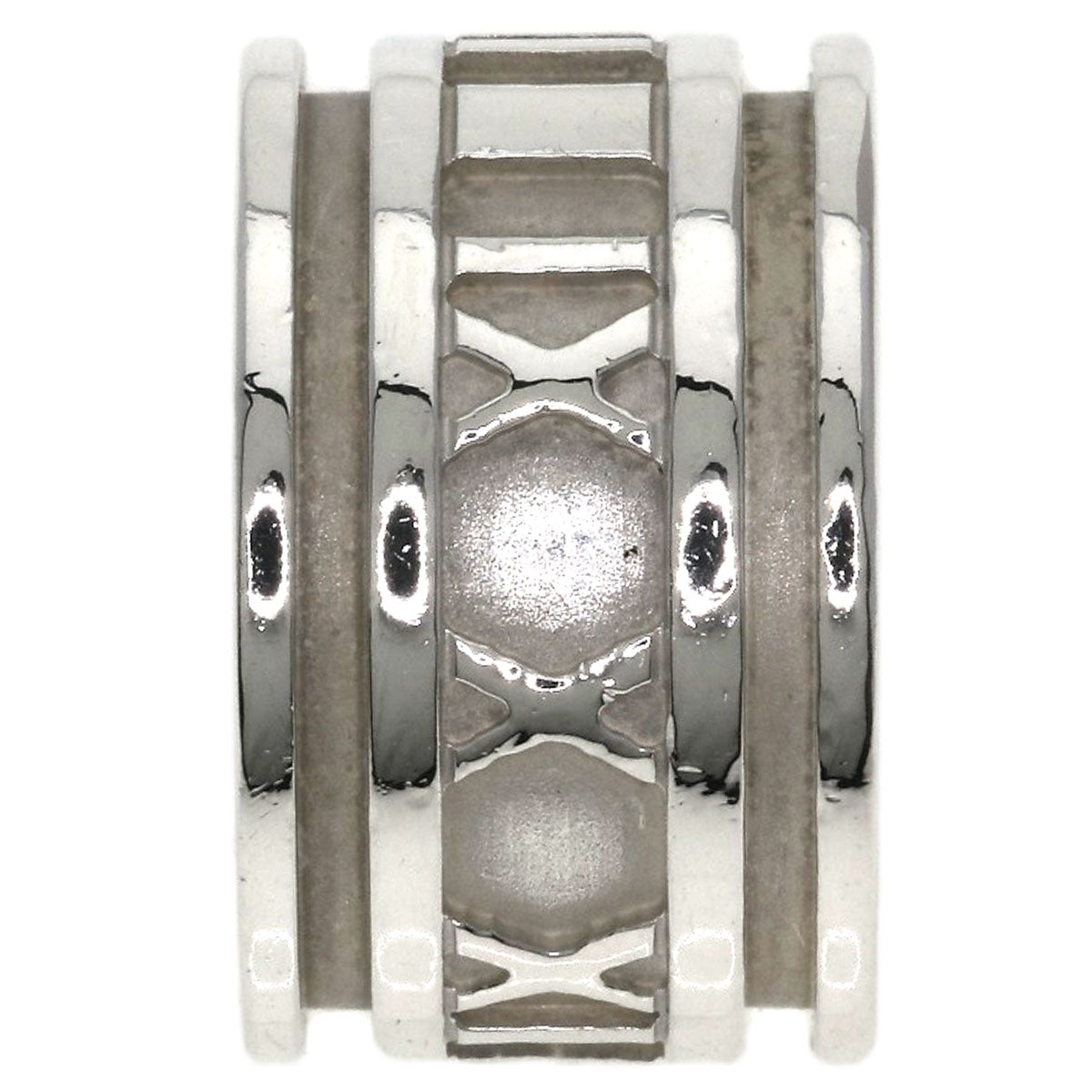 TIFFANY&Co. Atlas wide Ring Silver Ladies [Used]