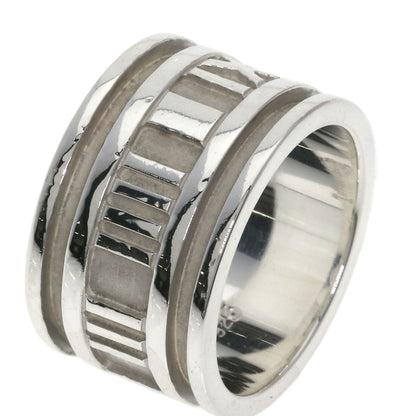 TIFFANY&Co. Atlas wide Ring Silver Ladies [Used]