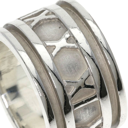 TIFFANY&Co. Atlas wide Ring Silver Ladies [Used]