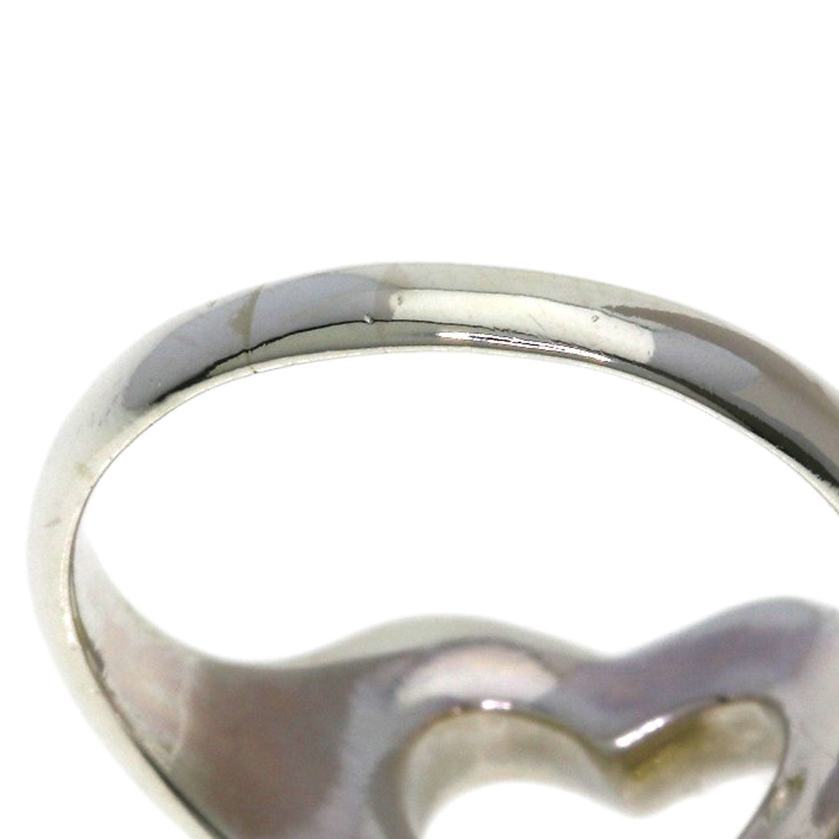 TIFFANY&Co. Heart ribbon Ring Silver 18K Yellow GoldLadies [Used]