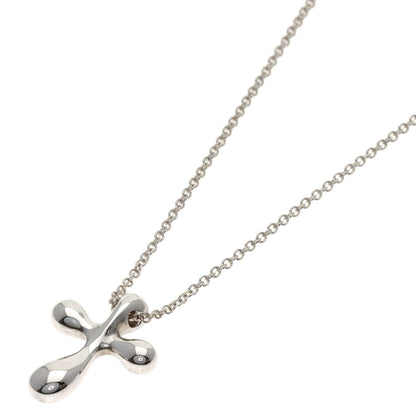 TIFFANY&Co. Small cross Necklace Silver Ladies [Used]