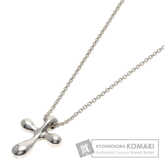 TIFFANY&Co. Small cross Necklace Silver Ladies [Used]