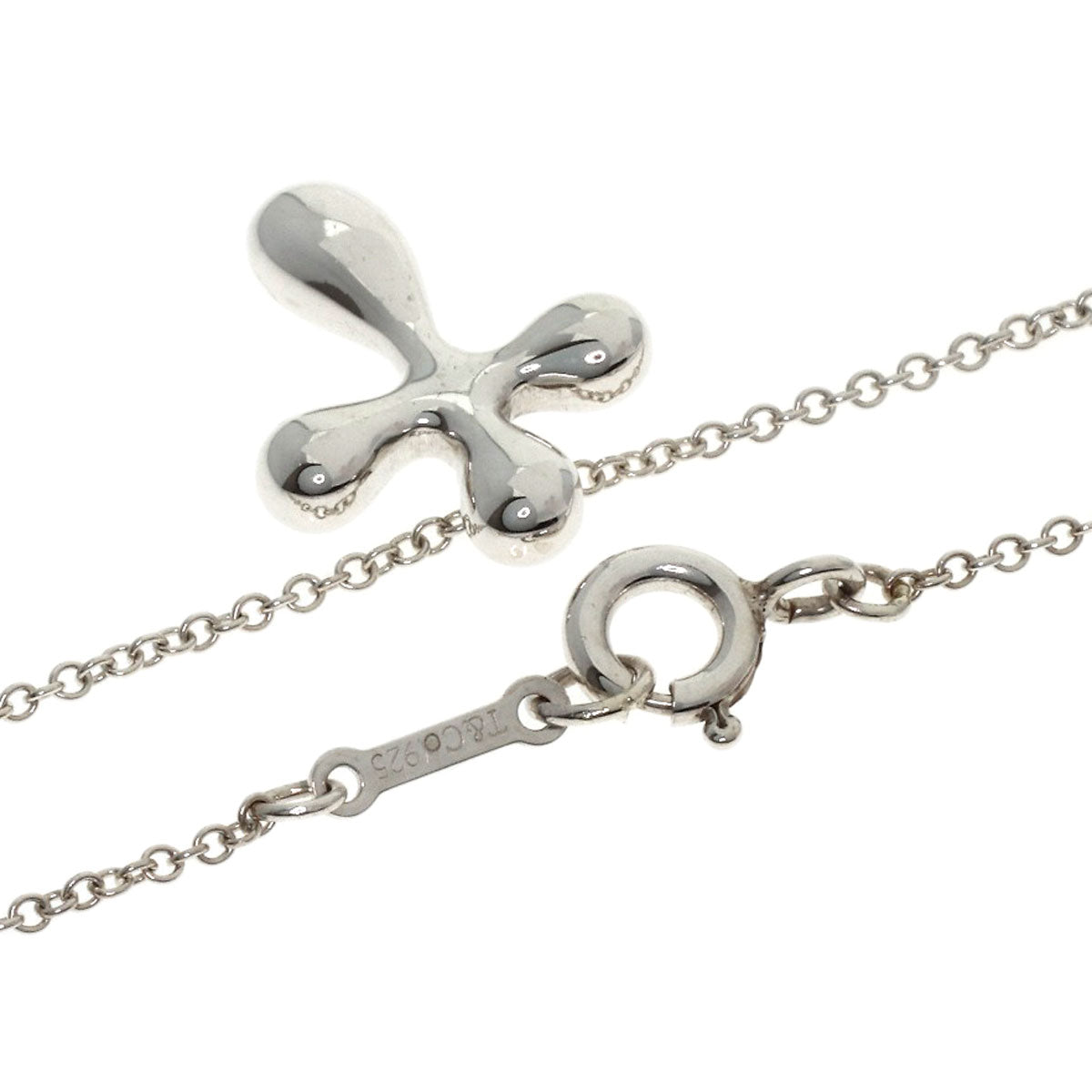 TIFFANY&Co. Small cross Necklace Silver Ladies [Used]