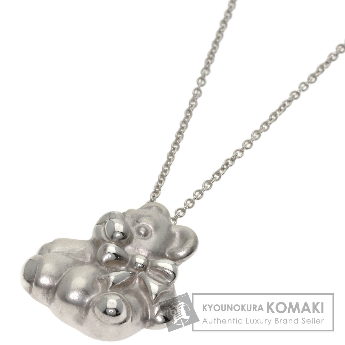 TIFFANY&Co. Teddy bear Necklace Silver Ladies [Used]