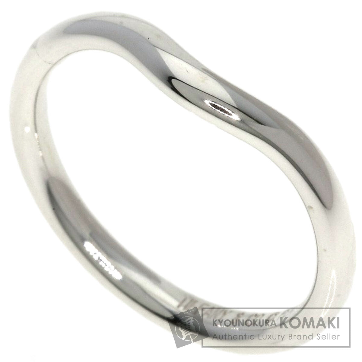 TIFFANY&Co. curve Ring Silver Ladies [Used]