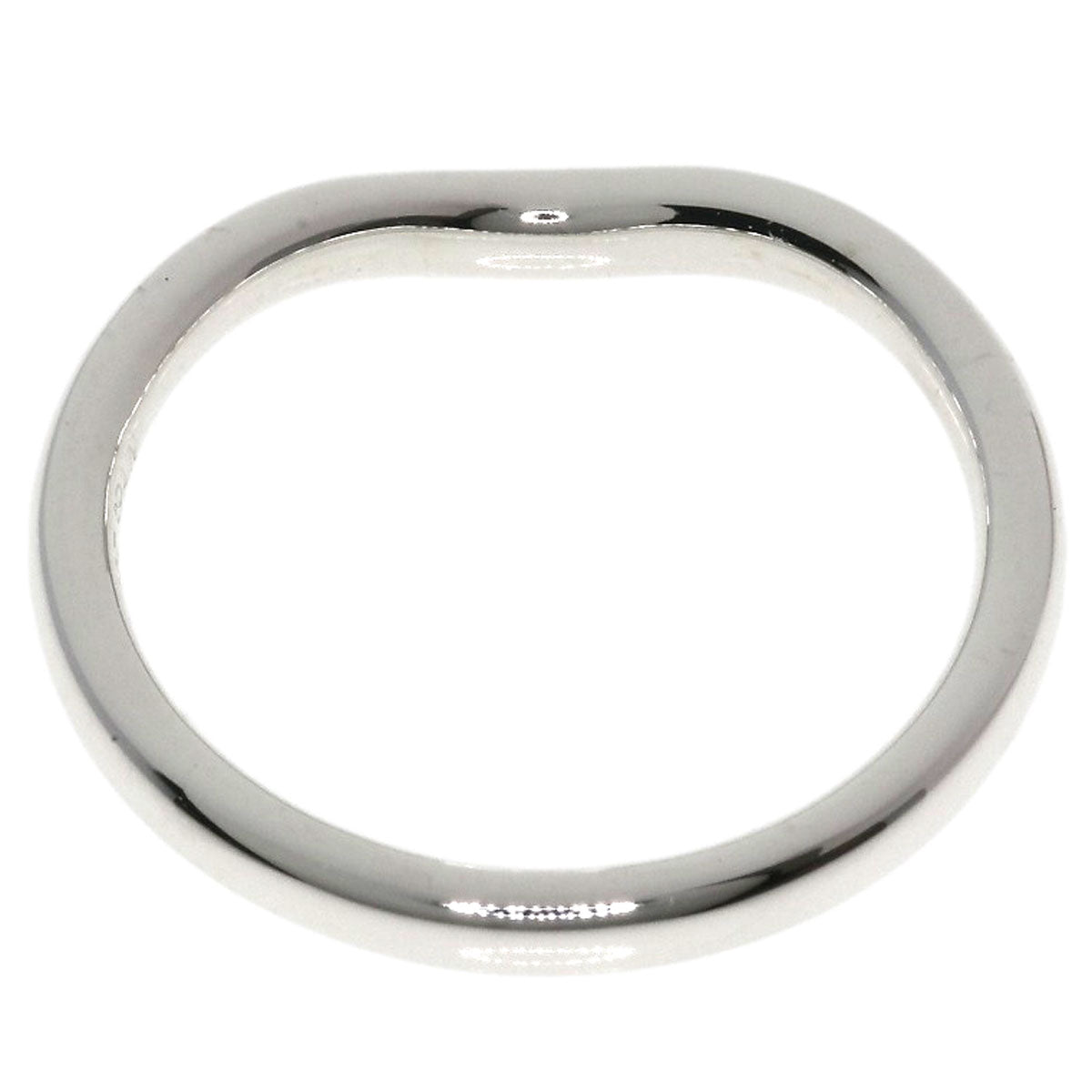TIFFANY&Co. curve Ring Silver Ladies [Used]