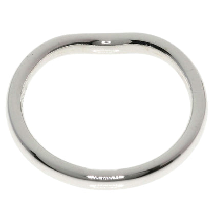 TIFFANY&Co. curve Ring Silver Ladies [Used]