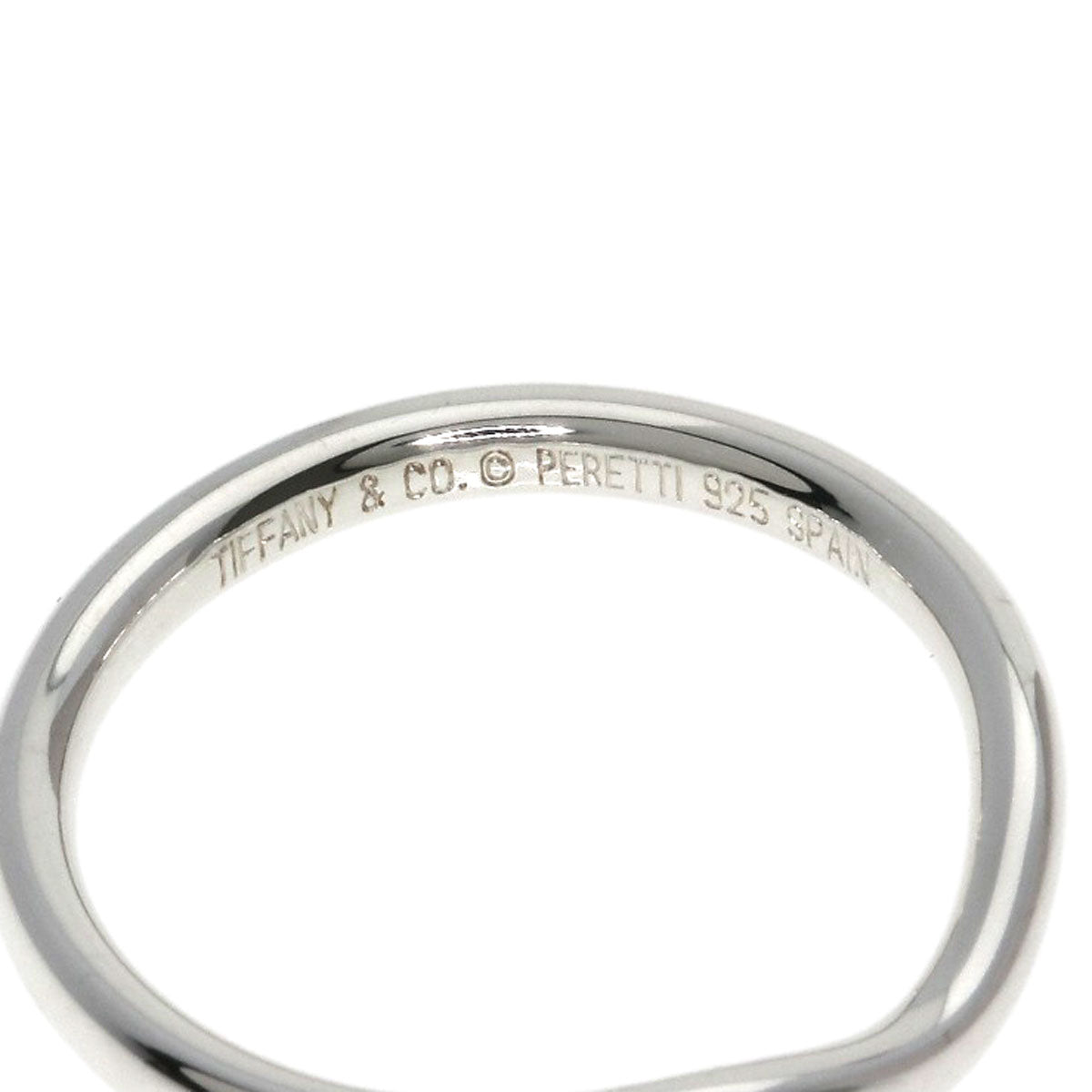 TIFFANY&Co. curve Ring Silver Ladies [Used]