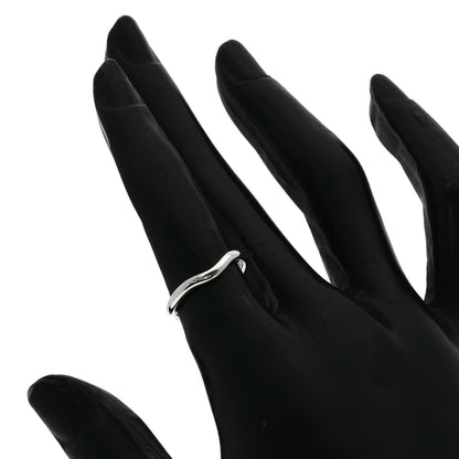 TIFFANY&Co. curve Ring Silver Ladies [Used]