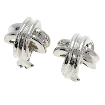 TIFFANY&Co. Signature earring Silver Ladies [Used]