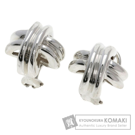 TIFFANY&Co. Signature earring Silver Ladies [Used]