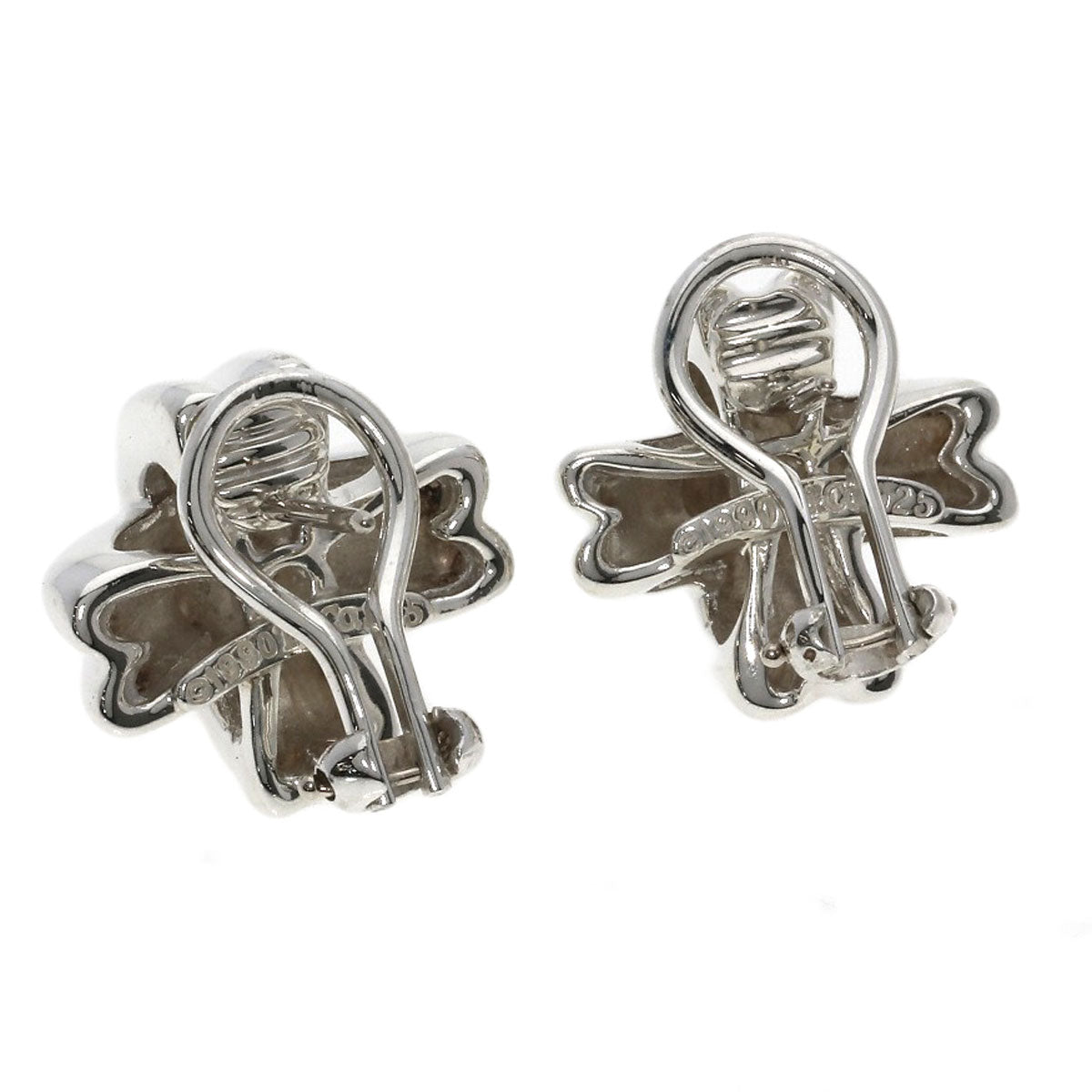 TIFFANY&Co. Signature earring Silver Ladies [Used]