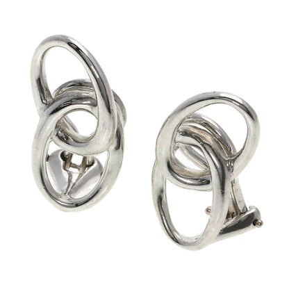 TIFFANY&Co. Double loop Earring Silver Ladies [Used]